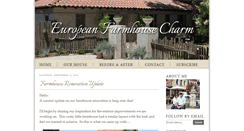 Desktop Screenshot of europeanfarmhousecharm.com